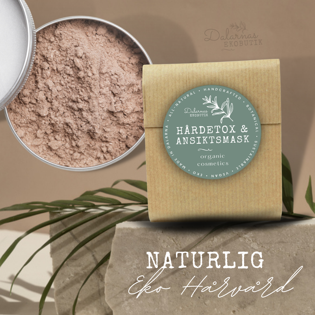 Hårdetox & Ansiktsmask, perfekt när du är ny med naturlig hårvård