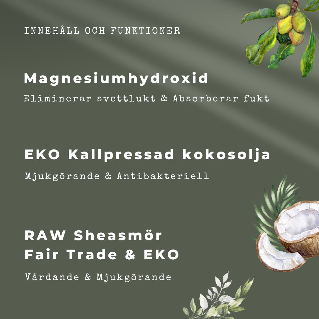 Naturlig Deodorant Patchouli / Doftfri EKO