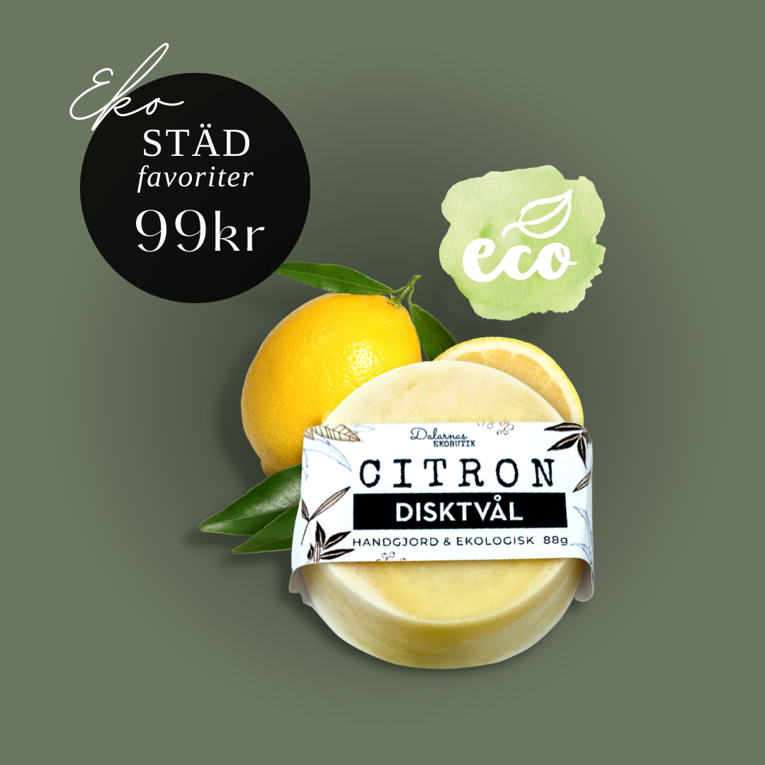 EKO STÄDFAVORITERNA: Tvätt- Städ- och Disktvål, Citron